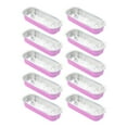 thumbnail image 1 of Last Chance 10X Aluminum Foil Tin Boxes,Disposable Aluminum Foil Tin Box (without Lid) 10Pc Pink,Disposable Aluminum Foil Tin Box Square Aluminum Foil Box Baking Color Tin Paper Box, 1 of 2