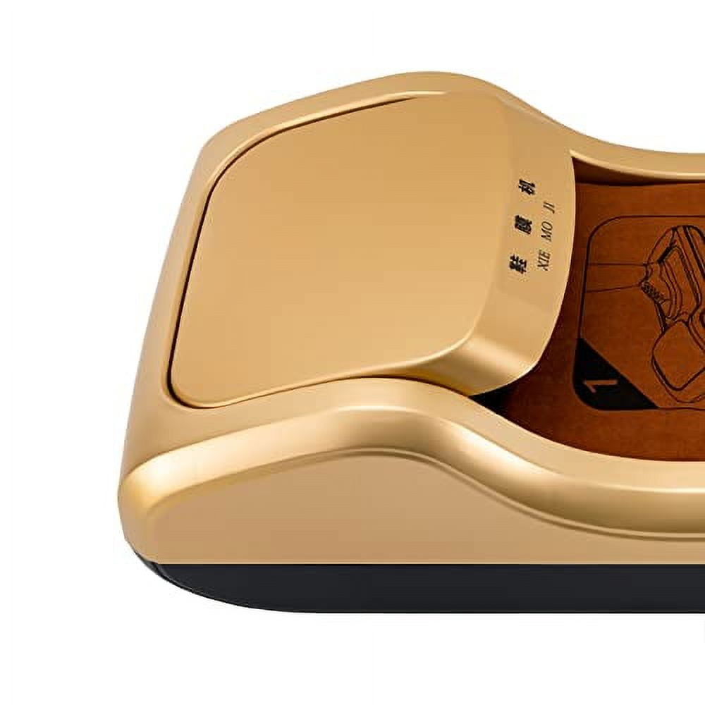 Shoe Cover Dispenser, Home Office Lab Automatic Shoe Film Machine, Portable Disposable Overshoes Dispenser Machine W 1 Roll Shoe Film White 1 Roll Shoe