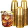 thumbnail image 1 of Disposable Aviation Glasses Thickened Transparent Plastic Cups Whisky Tasting Glasses Bar Party Cups Lightweight Disposable Drinkware for Cocktails, 1 of 4