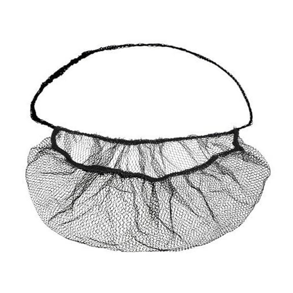 Disposable Beard Cover Honeycomb Mesh Guard Breathable Protective Net for Food Service Lab Restaurant Kitchen Soft Nylon Stretchable to 18 Inch Pack of 100 White