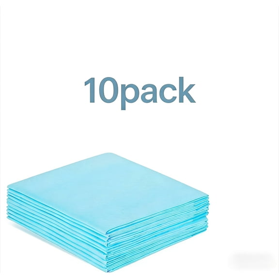 Disposable Bed Pads 10 Count, 30" x 36", Super Absorbent Chucks Pads with Waterproof Backing, Leakproof Incontinence Underpads for Adults, Kids & Pets, Soft Non-Woven Top, Bed & Furniture Protection