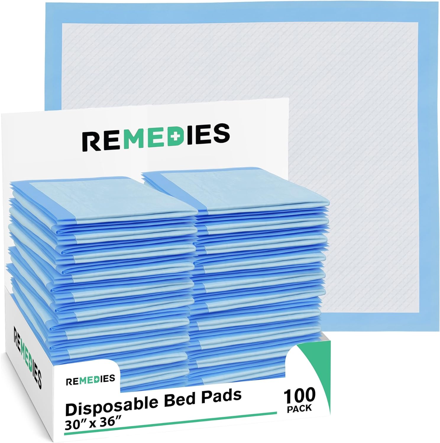 Disposable Bed Pads 30" X 36" 100 Count Large Bed Pads For Seniors