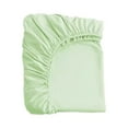 thumbnail image 1 of Disposable Bed Sheet Set Hotel Travel Portable Bedding 4-Piece - Nonwoven Fabric Hygiene Protection(Green), 1 of 4