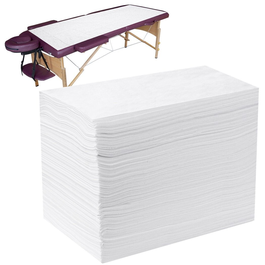 Disposable Bed Sheets, 100Pcs Disposable Massage Spa Bed Sheets, Soft