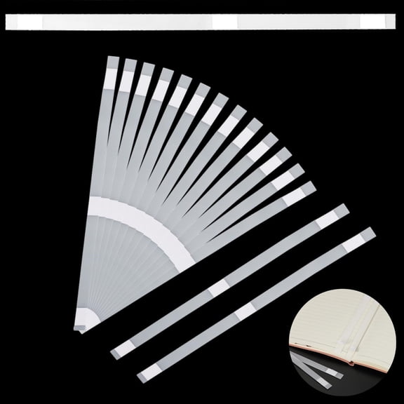 Disposable Binding Repair Tape,11.2x0.47inPortable Thermal Binding Strips,Portable Binding Tape for Albums,Pictures,Files Book,30pcs