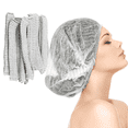thumbnail image 1 of Smilco Unisex Disposable Bouffant Caps Hair Nets, 1 of 7