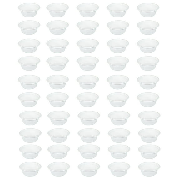 Disposable Bowl, Ongmies 50Pc 225Ml Disposable Bowl Food Grade Household Round Paper Bowl Barbecue Picnic Set Outdoor Disposable Degradable, White