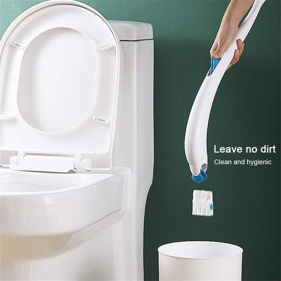 Disposable Brush Heads Refillable Toilet Cleaner Convenient Sanitation Solution Replacement Cleaning Brush Heads