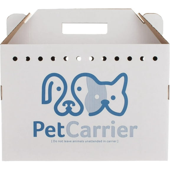 Disposable Cardboard Pet Carriers 12 pk