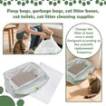thumbnail image 1 of Disposable Cat Litter Box Liners – with Easy Cleanup Handles,Heavy Duty Leak-Proof Waste Disposal Bags,Size 18x37in,Size 18x37in, 1 of 9