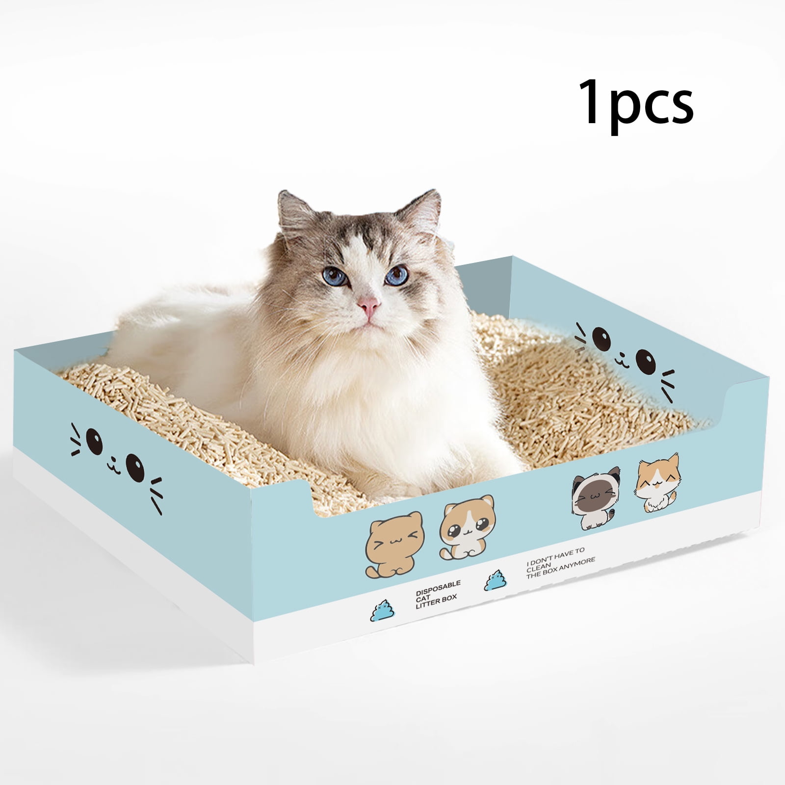 CATLK Disposable Cat Litter Box for Travel, Waterproof & Lightweight