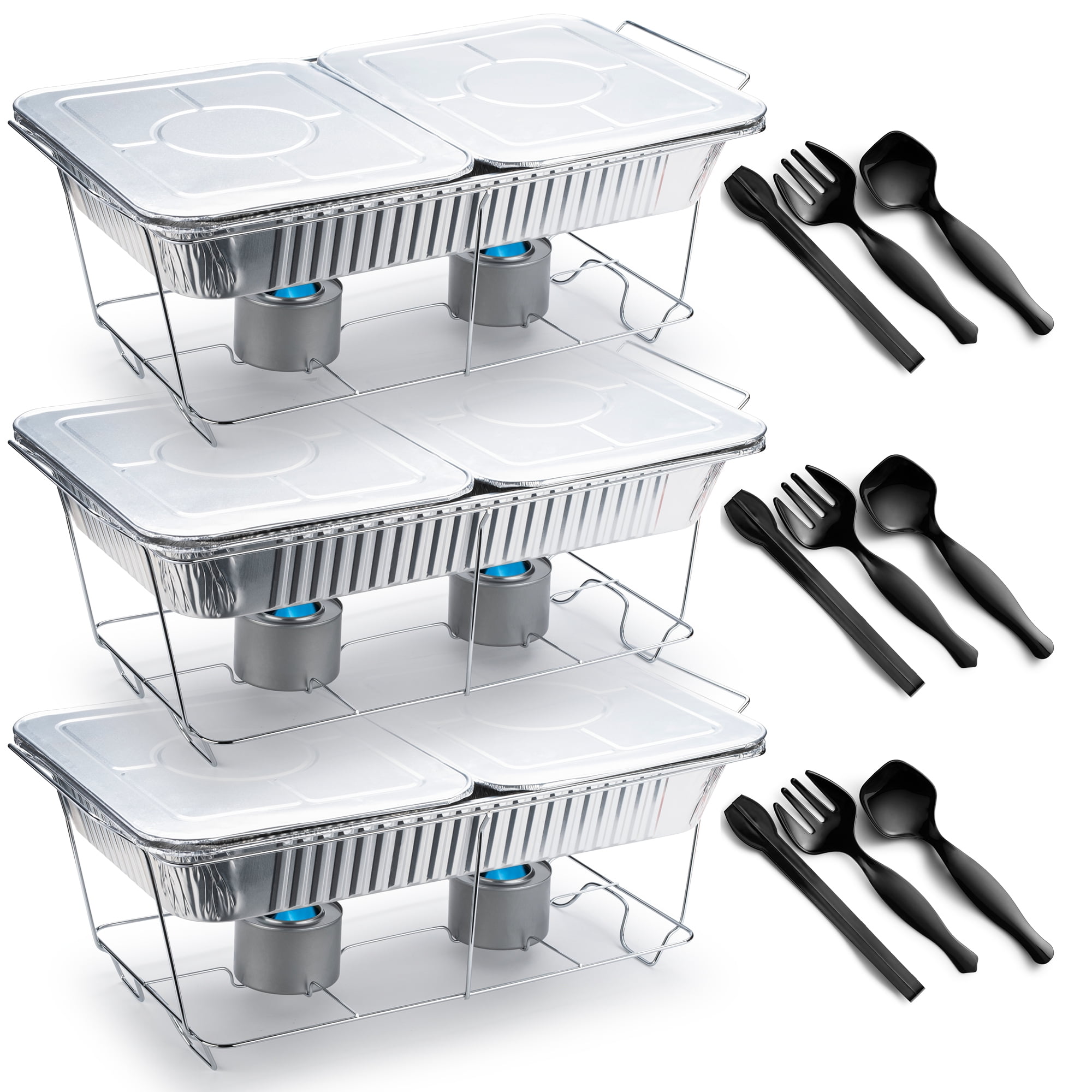36PC Buffet Serving Kit Disposable Aluminum Refill Chafing Dish