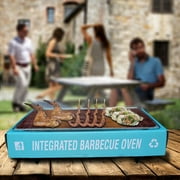 Disposable Charcoal Grill - Ready To Use Portable Bbq Grill - Easy To Light Portable Charcoal Grill - 1 Pack