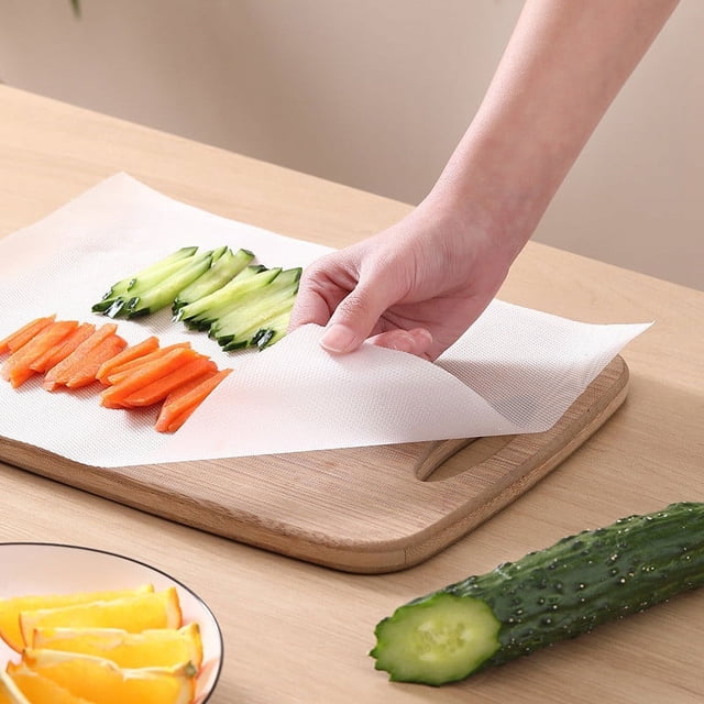 Disposable Chopping Board Paper Mats for Food Prep, Non-Slip & Absorbent Sheets for Mess-Free Cutting, Ideal for Meal Prep and Kitchen Counter Protection