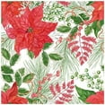 thumbnail image 1 of Disposable Christmas Lunch Napkins - 6.5 x 6.5" Christmas Foliage Design, Single Use Guest Towels, Soft, Hand Towel, Merry Christmas, New Years, Party, Holidays, Tablesetting (100), 1 of 2