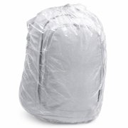 Disposable Clear Backpack Rain Covers 20 Pcs, Stretches to About 43.3 in Each, Waterproof School Bag Protectors with Elastic Edge