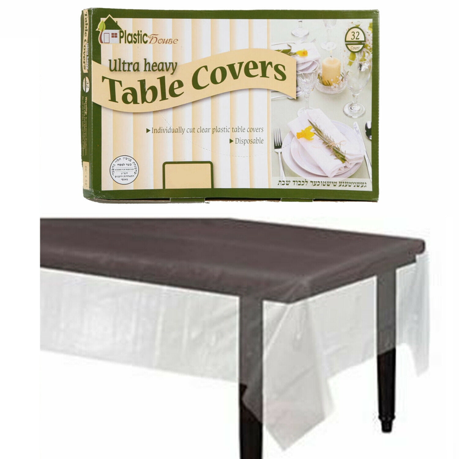 Best Deal for LXUXZ Clear Plastic Table Cover Protector, Clear