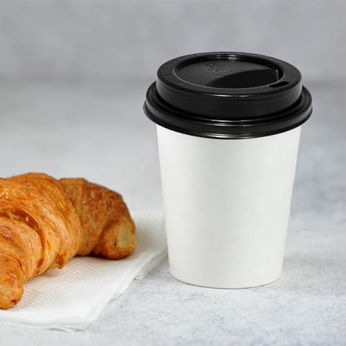 Black Disposable Coffee Cup, Coffee Cup, Drink, Disposable Cup PNG-342310