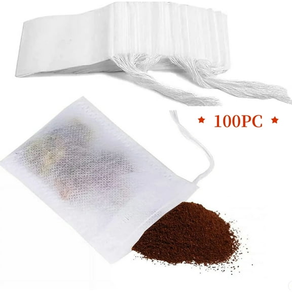 Disposable Coffee Filter Bags, Drip Coffee Makers Universal , Camping Essentials - Reusable Party Supplies, 100PCS