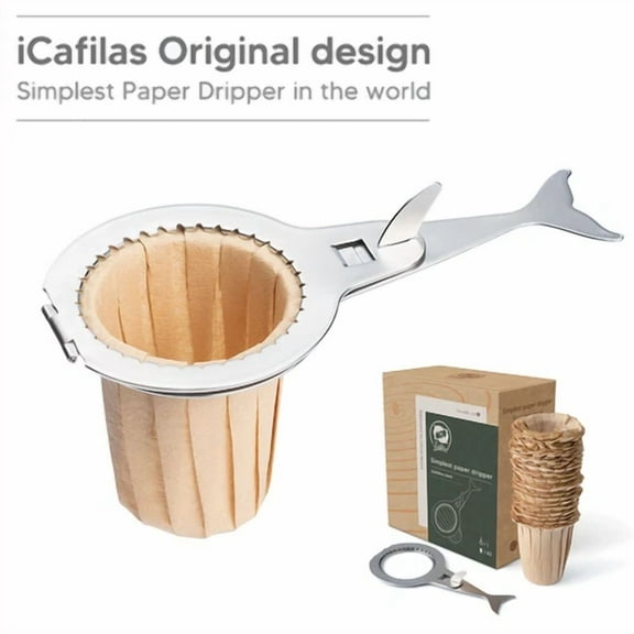 Disposable Coffee Filters K-Carafe Keuri1G Paper Pods W/ Drip Coffee Holder Rack