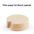 thumbnail image 1 of Disposable Coffee Filters For iCafilas Bosch Tassimo Reusable Coffee Discs, MMTX Replacement Paper Filters For Bosch Tassimo Refillable Coffee Pods, Unbleached, 100 Count, 1 of 2