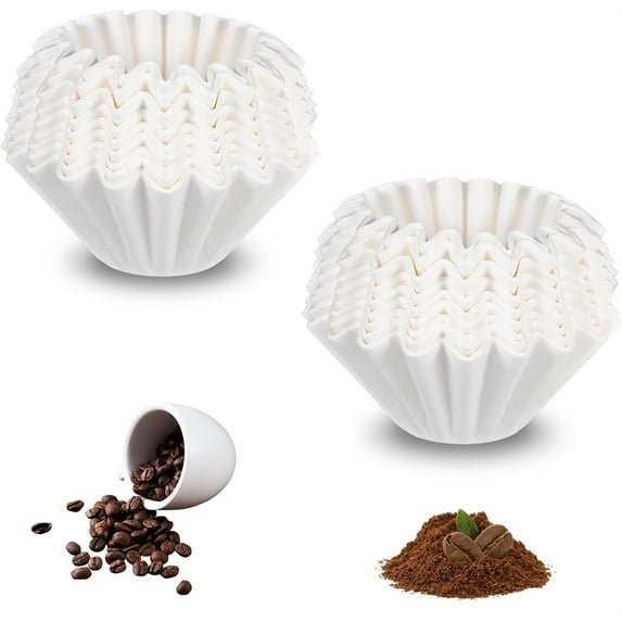 Disposable Coffee Paper Filter, 100 PCS Coffee Filters Compatible with Ninja Pod & Grounds Specialty Single-Serve Coffee Maker, Paper Filters for Ninja PB051 PB041 Coffee Maker, White