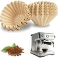 thumbnail image 1 of Disposable Coffee Paper Filters for Ninja Pod & Grounds Specialty Single-Serve Coffee Maker, 100 Pcs Coffee Filter Compatible with Ninja PB051 PB041 Coffee Maker,Brown, 1 of 7