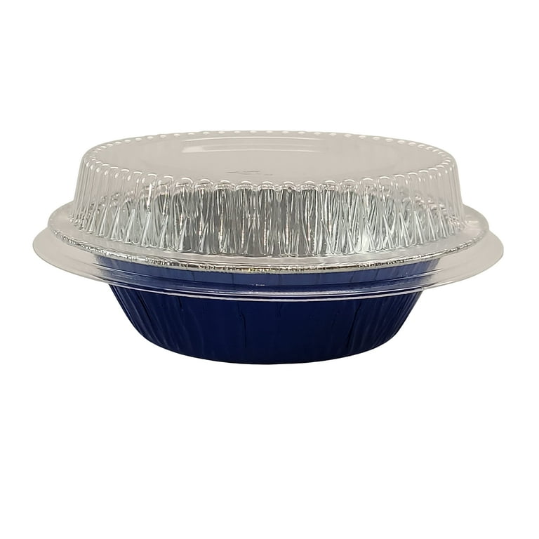 KitchenDance Mini Pie Tins with Lids Premium 5 Inch Pie Tins Mini Pie Pans with Lids for Baking Pies Tarts Cobblers and Cakes Essential for Professional and Home Kitchens 501P