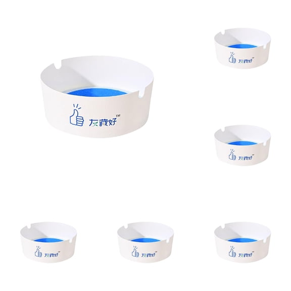 Disposable Compact Ashtray For Home Hall Internet Cafe And Office Anti Fly Ash Design With Easy Clean Non Toxic Material Suitable For Indoor Smoking Areas Travel Portable And Reusable Smoke Accessory