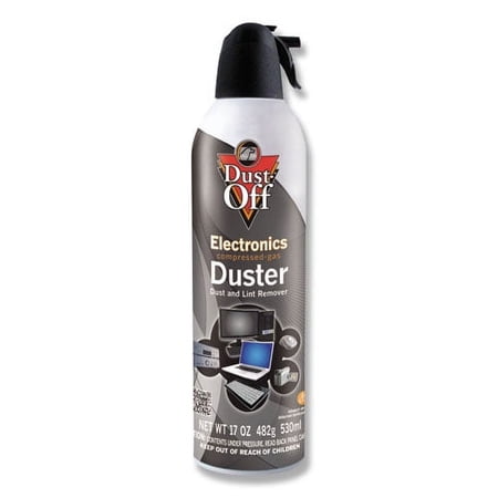 Disposable Compressed Air Duster, 17 Oz Can | Bundle of 2 Each