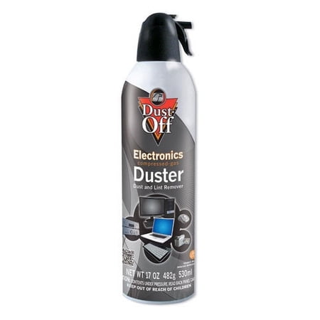 Disposable Compressed Air Duster, 17 Oz Can, 2/pack | Bundle of 2