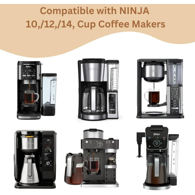 Disposable Cone Paper Filters For Ninja Coffee Makers Brew Up To 14