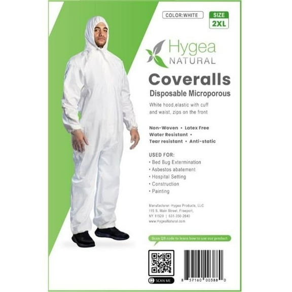 Disposable Coverall Protective Clothing - 2XL