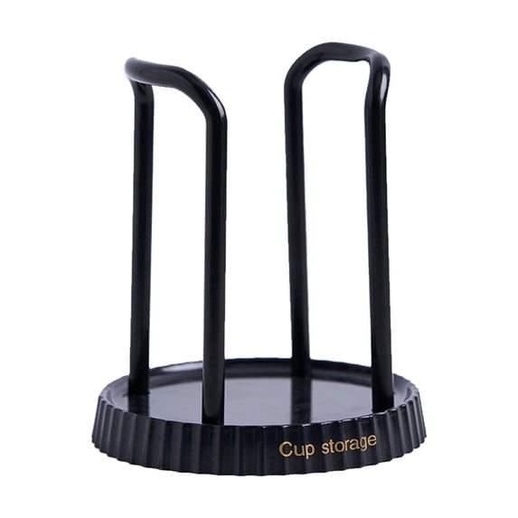 Miyuadkai Disposable Cup Paper Cup Holder Black, Disposable Cup Dispenser Home Coffee Cup Holder Cup Storage Rack, 1X Disposable Cup Paper Cup Holder