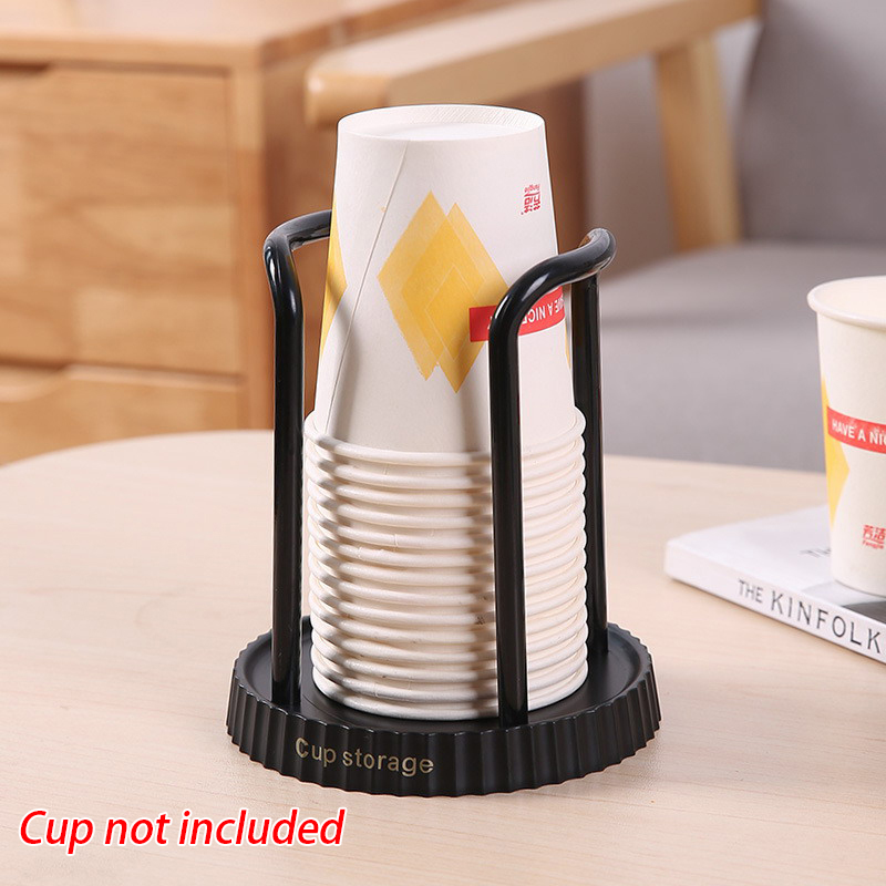 Disposable Cup Storage Holder Rack Shelf Water Tea Cups Dispenser Mug
