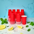 Disposable Cups 16 oz Plastic Cups for Party, Red 768Pack