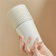 thumbnail image 1 of Disposable Cups 210ml White Premium Cardboard Paper Cups, 7.4oz Disposable Cups For Hot And Cold Drinks And Cappuccino On-site Or To-go (200 Pcs), 1 of 7