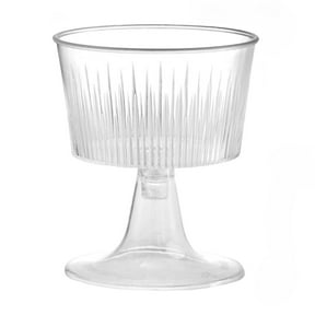 Plastic Dessert Cups - 2.3oz 10Pack Square Clear Dessert Cups, Mini