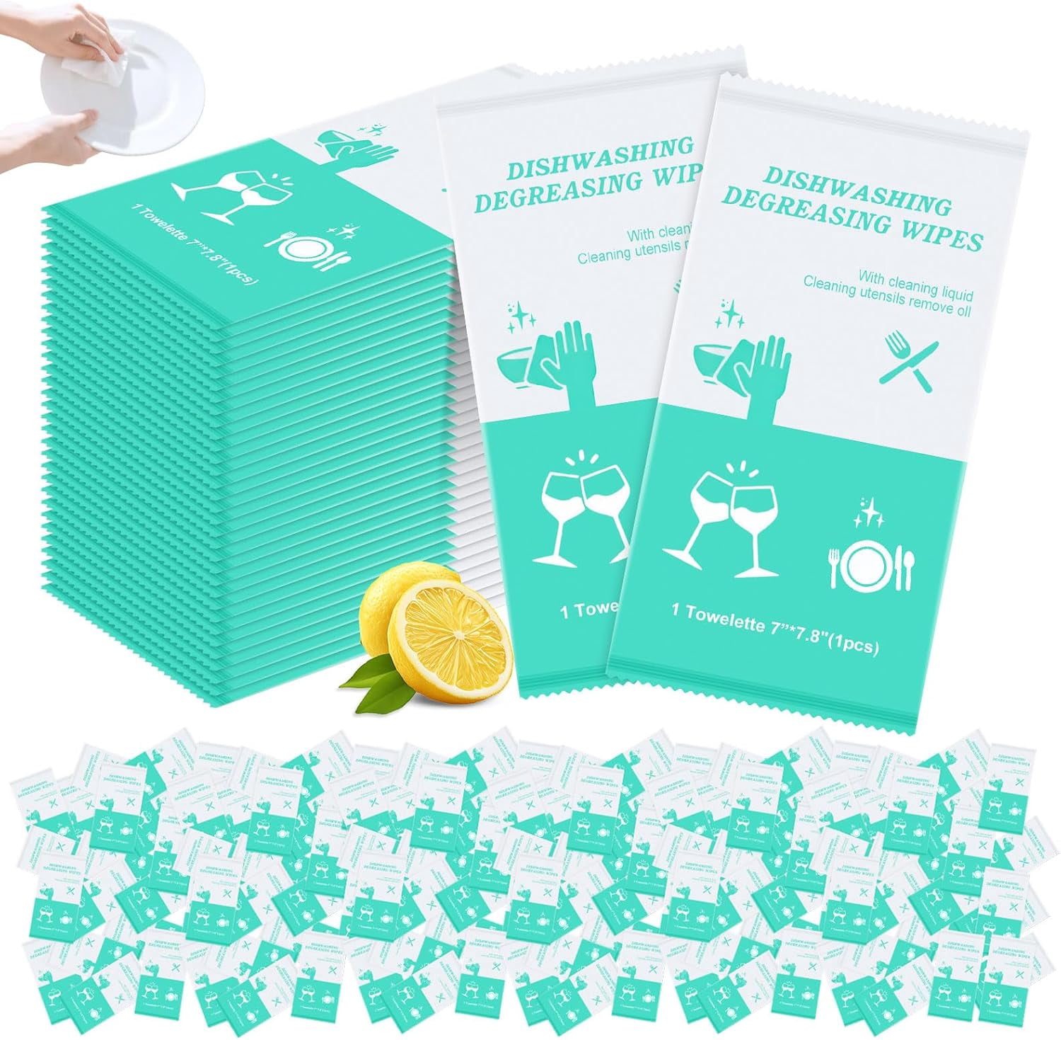 Disposable Dish Cleaning Wipes,Dish Wipes for Washing Dishes No Water ...