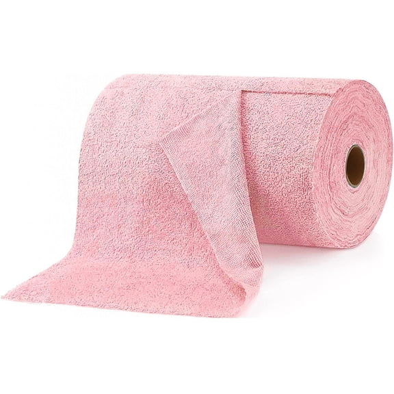 Disposable Dish Cloths - 2 Rolls Microfiber Roll Reusable Cleaning Rag Roll Microfiber hand tear cloth