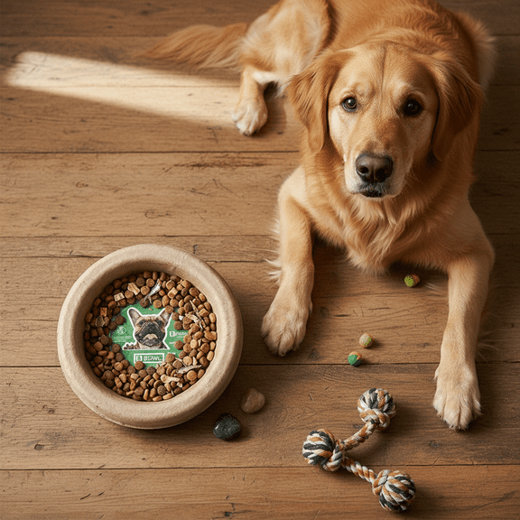 Disposable Dog Feeding Bowls  15 Pack Heavy Duty Pulp Pet Food Plates  Leak Resistant, Durable, Single Use Bowls for Dry or Wet Food