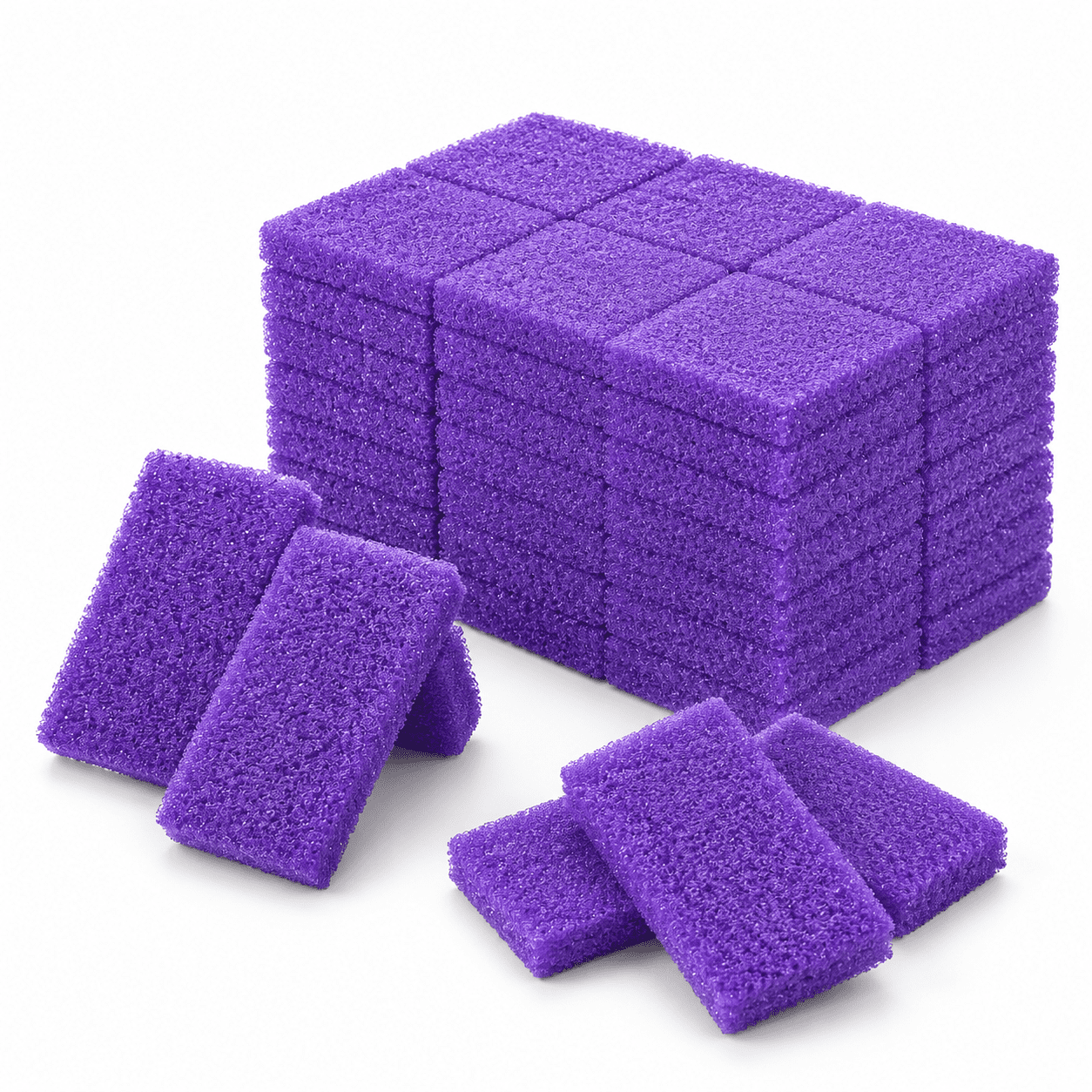 Disposable Double-Sided Pumice Stone Foot Scrub Set, 100 Pack - Walmart.com