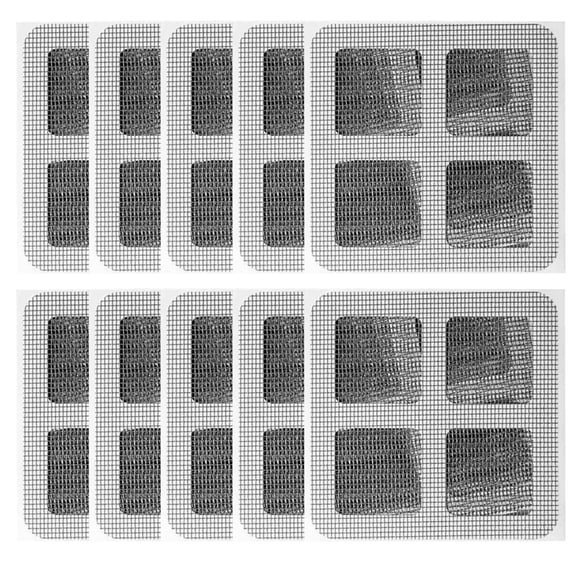 Disposable Drain Hair Catcher Stickers, Self-Adhesive Mesh Covers for Shower, Sink, and Tub Drains, Prevents Clogs and Insects, Easy-Peel Bathroom and Kitchen Maintenance Stickers, Value Pack