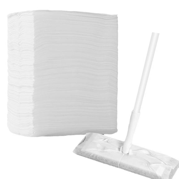 Disposable Dust Mop with 10 Cleaning Sheets, 180 Swivel Floor Mop with Telescopic Handle, Dry Wet Mop for Hardwood Tile, Easy Lazy Cleaning Tool for Home Office