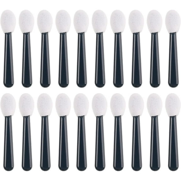 Disposable Eyeshadow Applicator Sponge Eyeshadow Brush Portable Makeup Brush for Foundation, Blending, Concealer, Dark Circles Covering (20)