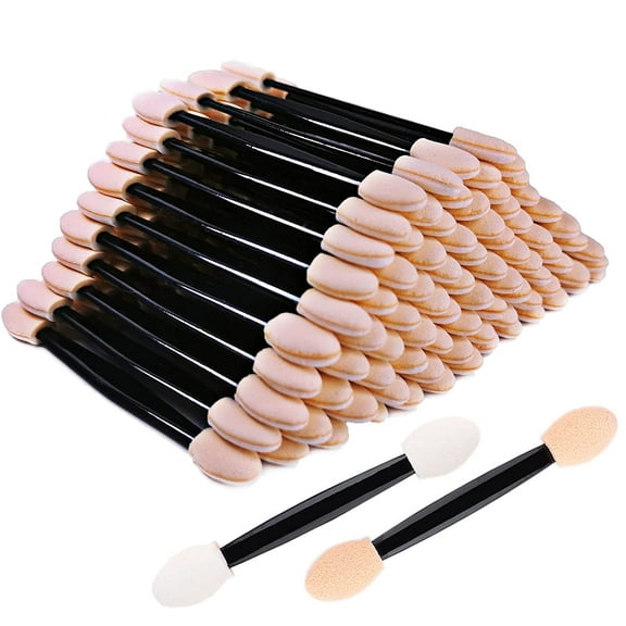 Disposable Eyeshadow Brushes, 200 PCS, Dual Sided Sponge Makeup Applicators