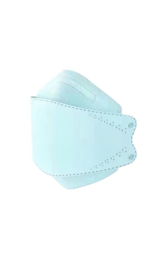 Disposable Face Mask, Kn95 Face Masks, Disposable Masks for Adults, 3D Face Mask, 10 Pack Morandi Sky Blue 8X3.2 Inch Non-Woven Fabric Face Mask with Earloops, High Filtration for
