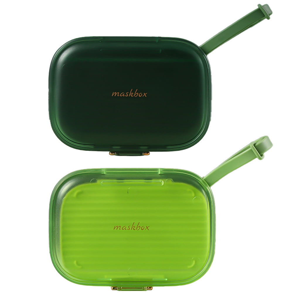 Disposable Face Masks Organizer Dustproof Storage Box for Mask