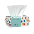 thumbnail image 1 of Disposable Face Towels for Bathing and Travel - 70 Soft Portable Tissues in Convenient Bag for Home Outdoors and School Supplies, 1 of 7