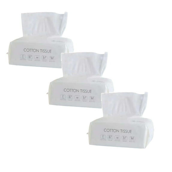 Disposable Face Towel Facial Eye Nail Make Up Removing Cotton Tissue, Multi-Purpose for Skin Care, Facial Tissue for Cleansing Washing and Drying